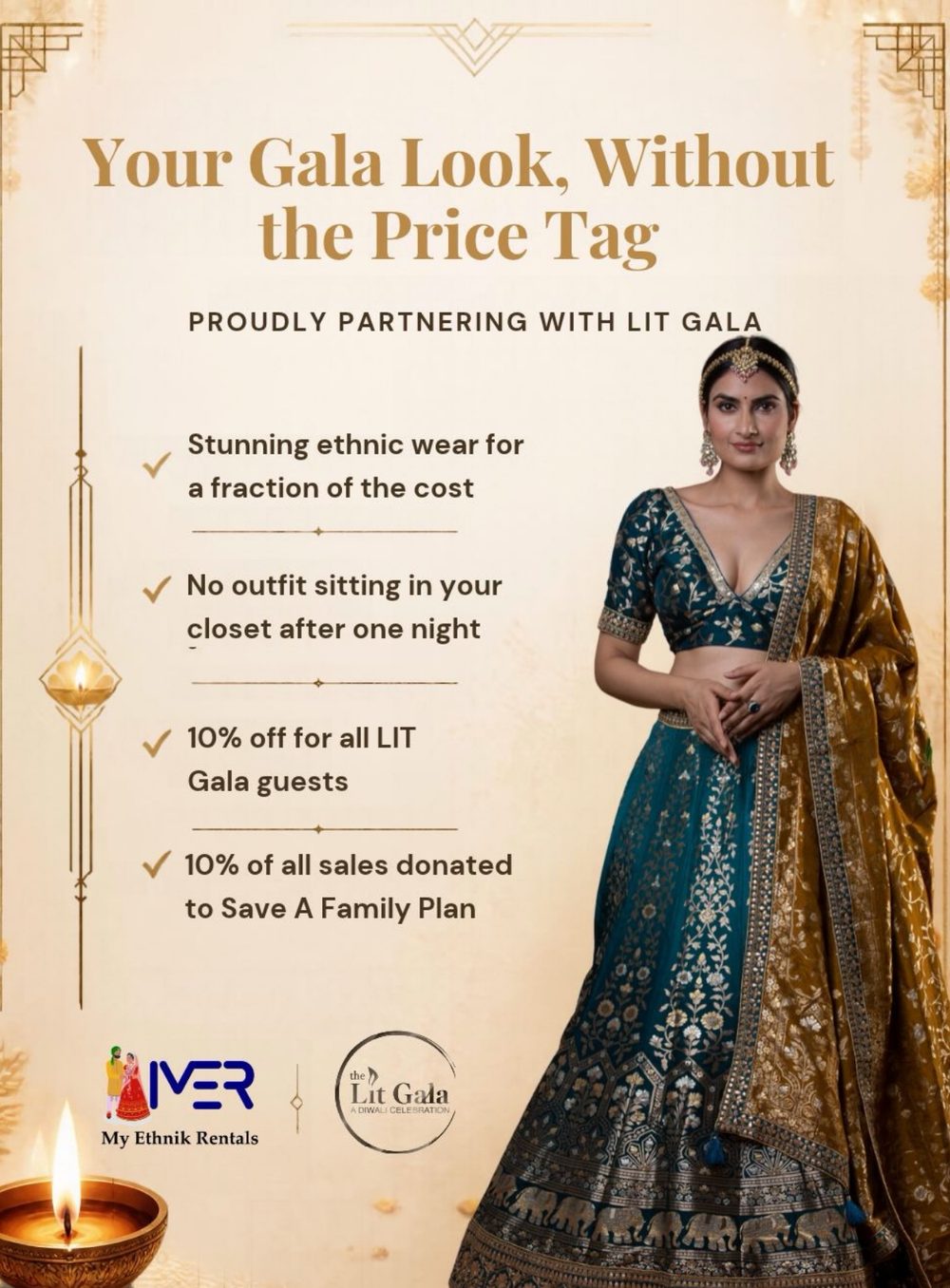 My Ethnik Rentals × The Lit Gala — your gala look, without the price tag